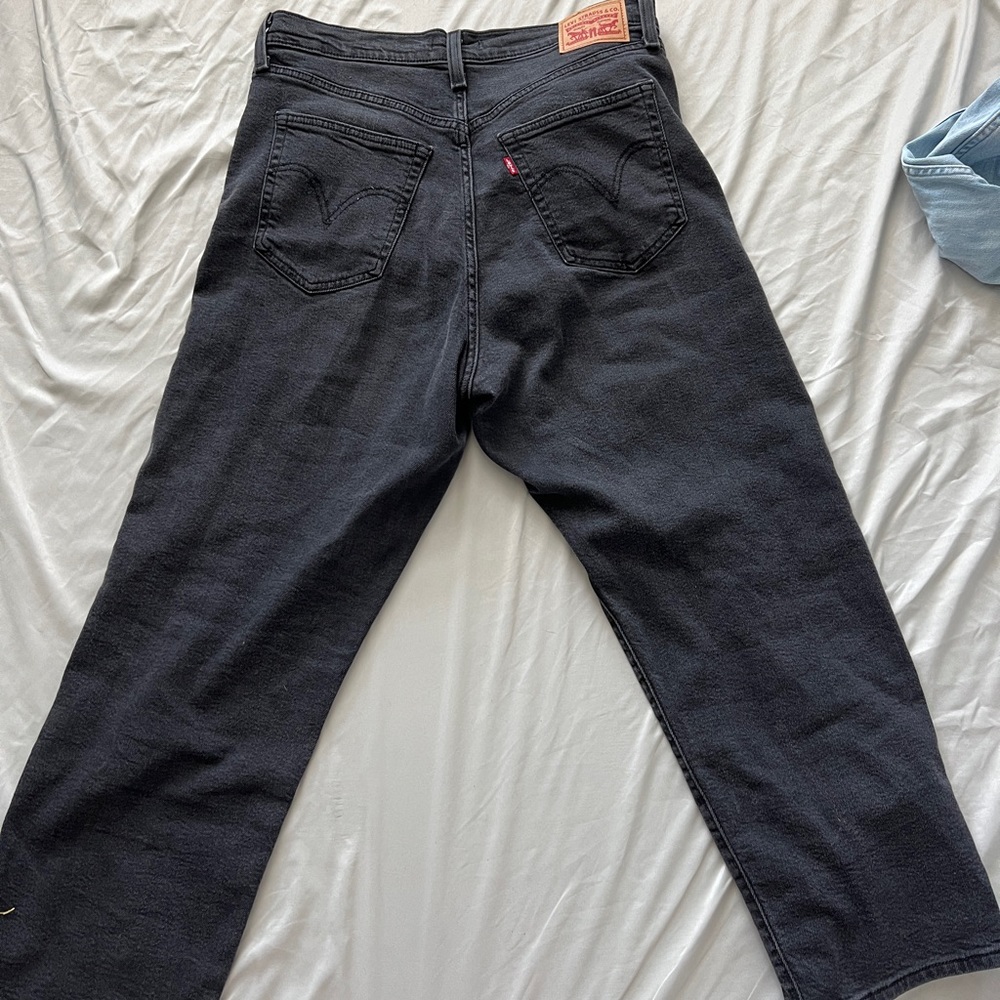 Levi ribcage ankle straight jeans